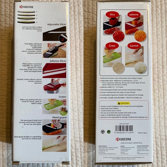 Kyocera Advanced Ceramics 6-Piece Easy Slice / Grate Set - Picture 3 of 16